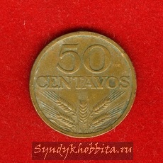 50 сентаво 1969 года Португалия